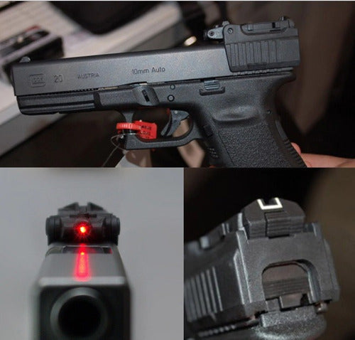 Mira Airsoft Laser Glock Tactica Policias Militares Escoltas