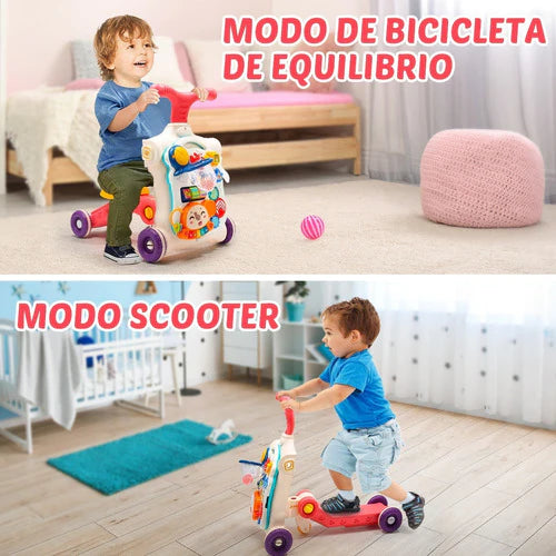 Andador Musical Para Bebés 5 En1 Scooters Juguetes Para Niño