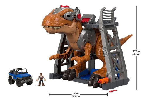 Enorme Dinosaurio T-rex Imaginext Para Niños Jurassic Park