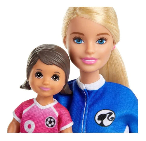 Barbie Careers Set De Muñecas Entrenadoras De Futbol Mattel