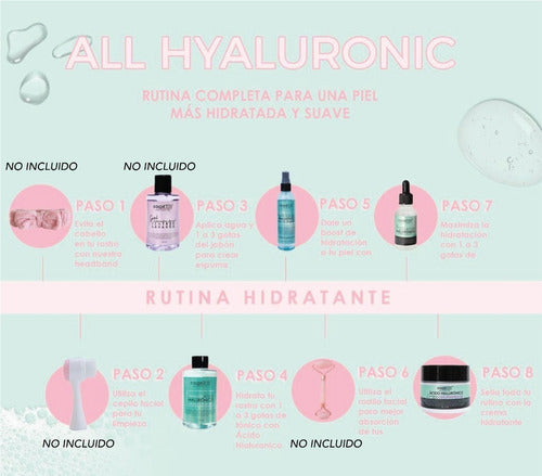 Set Kit Cuidado Facial Acido Hialuronico Colorton Original