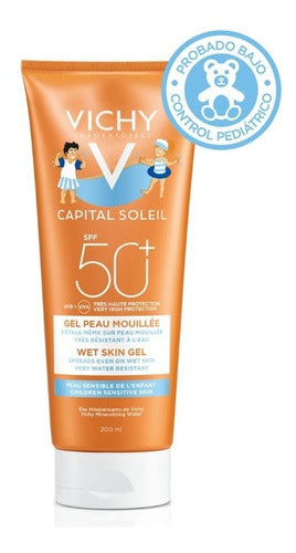 Protector Solar Vichy Capital Soleil Niños Wet Skin Fps 50+