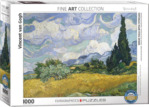 Campo Trigo Cipreses Van Gogh Rompecabezas 1000 Eurographics