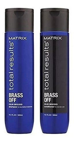 Matrix Brass Off Shampoo + Acondicionador Matizador 300ml