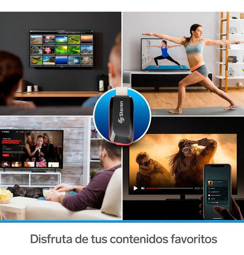 Adaptador 4k Wi-fi Espejo De Celular A Tv | Intv-070