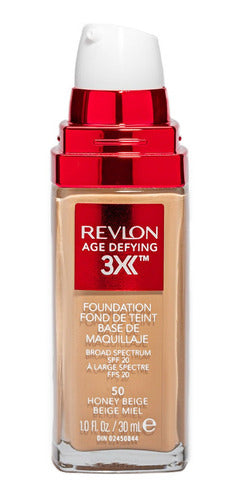 Maquillaje Líquido Revlon Agedefying  3x Foundati Honeybeige