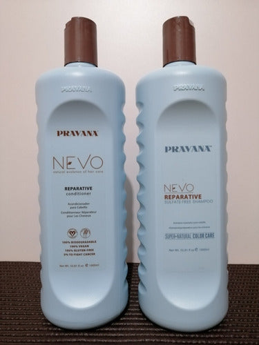 Kit Shampoo & Acondicionador Nevo Reparative Pravana 1lt.