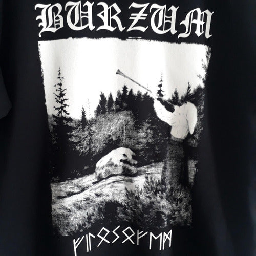 Playera Burzum Filosofem Black Metal Serigrafia