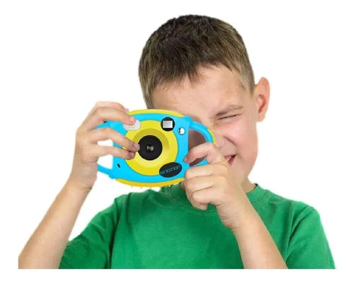 Camara Fotografica Hd 8mpx Reforzada Para Niños Azul