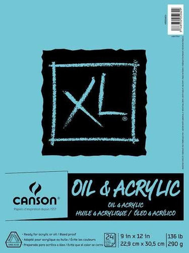 Block Oil & Acrylic Canson 22.9 X 30.5 24 H 290g