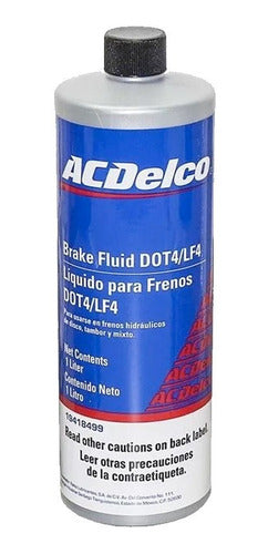 Liquido De Frenos Dot-4 Acdelco 1l