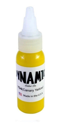 Tinta  Dynamic Ink Color Amarillo Canary Yellow 1 Oz