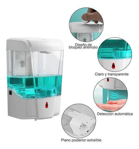 Dispensador Automático Despachador Gel Jabón Antibacteriano