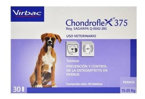 Chondroflex 375 Virbac Perro 15-25kg Control Osteoartritis