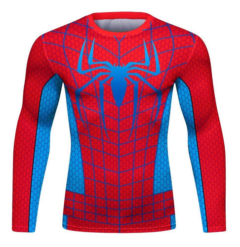 Playera Compresión Gym Spiderman No Way Home Final Suit