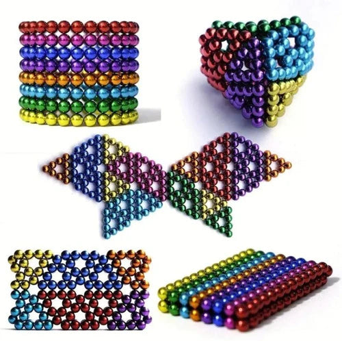 512 Piezas De Imán Colorido De 5 Mm Cubo De Rubik Con Imanes