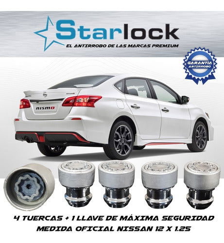 Birlos Starlock Nissan Sentra Nismo 2018 12x1.25