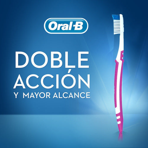12 Cepillo Dental Doble Acción Pro Duro Oral B Con Envio