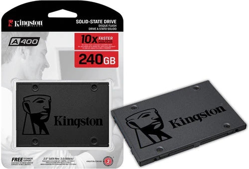 Kingston Ssd Disco Duro Unidad Estado Solido 240gb Pc Laptop Compatible Sata Original Nuevo Sa400
