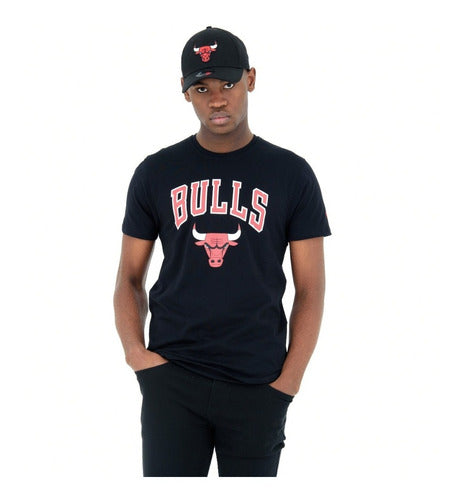 New Era Playera Manga Corta Chicago Bulls Basics Nba
