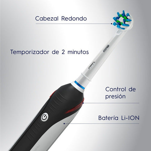 Cepillo De Dientes Eléctrico Oral-b Pro-2000, 1 Unidad