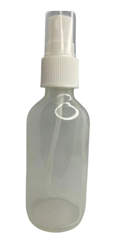 50 Frasco Botella Vidrio Atomizador Spray Ambar 60ml