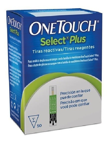 Tiras Reactivas One Touch Select Plus Caja Con 50