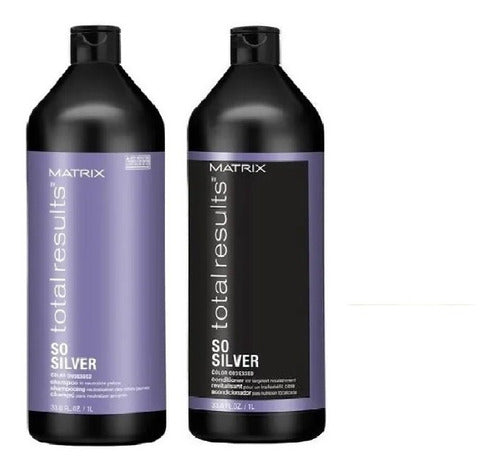 Matrix So Silver Shampoo+acondicionador Litro