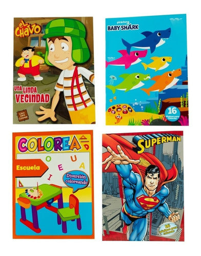 Libros Para Colorear Niño 100 Libros C/u  16 Pag Original #9