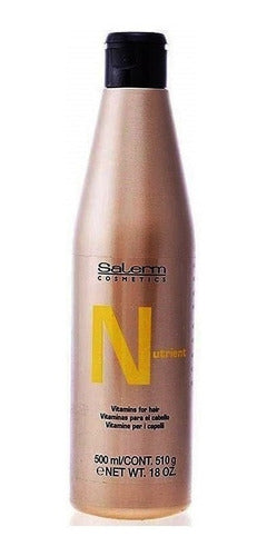 Salerm ® Shampoo Nutrient 500ml Anticaída Cabello Línea Oro
