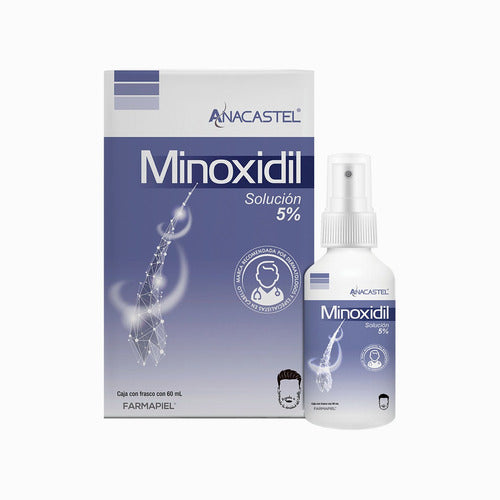 Anacastel Minoxidil Solución 5% Líquido - 60 Ml