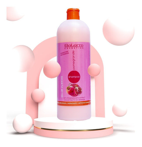 Salerm® Shampoo Pomegranate 1000ml Rejuvenece Purifica