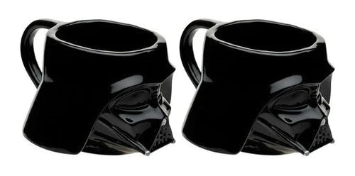 2 Tazas Café Darth Vader Star Wars Disney Cerámica 3d 473ml
