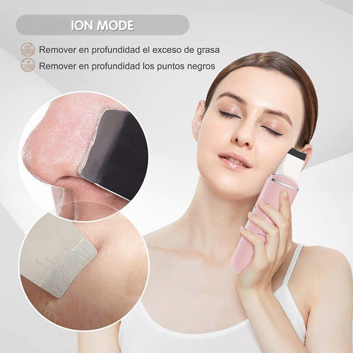 Limpiador Facial Peeling Ultrasónico Skin Scrubber Cuidar
