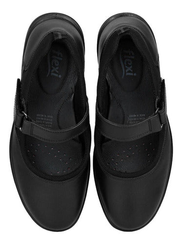 Zapato Casual Mujer Flexi Negro 02503511 Piel