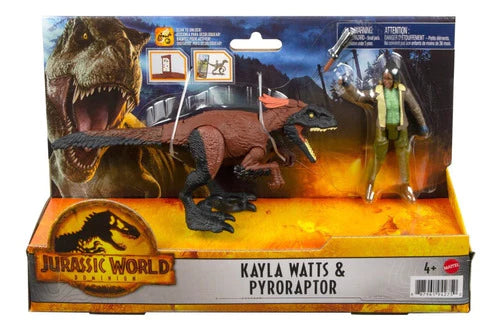 Dinosaurio De Juguete Jurassic World Kayla Y Fire Dino