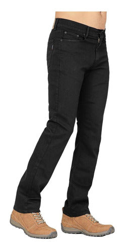 Jeans Oggi Jeans Hombre Negro Mezclilla Comfort Vaxter