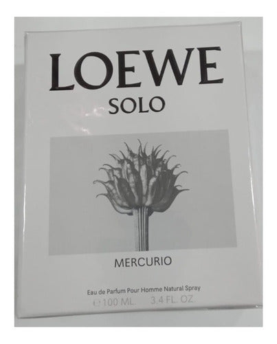 Perfume Solo Mercurio Loewe 100 Ml Eau De Parfum Spray