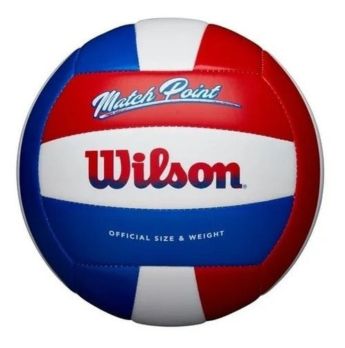 Balon De Voleibol Match Point Rojo Azul Wilson