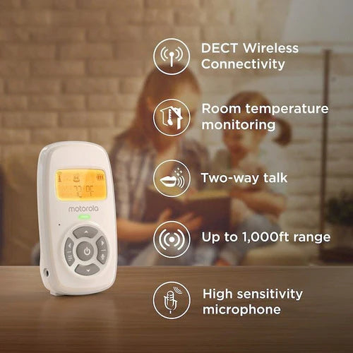 Monitor Para Bebe Audio Digital Motorola Mbp24 Dect Dos Vias