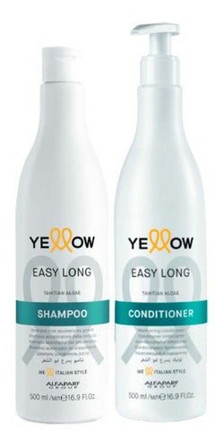 Kit Shampoo + Acondicionador Easy Long Yellow 500ml