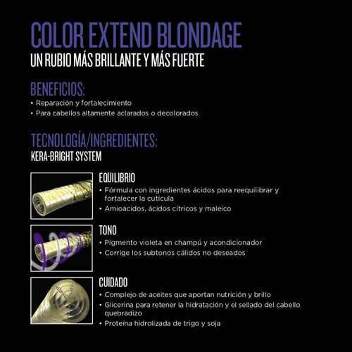 Kit Shampoo + Acondicionador Color Extend Blondage Redken
