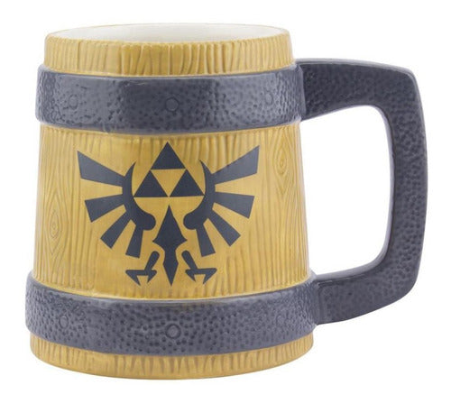 The Legend Of Zelda Hyrule Crest Taza Ceramica 15 Onzas