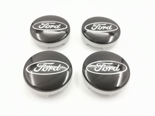 4 Tapas Centro De Rin Ford Fiesta Focus Escape Figo 54mm N