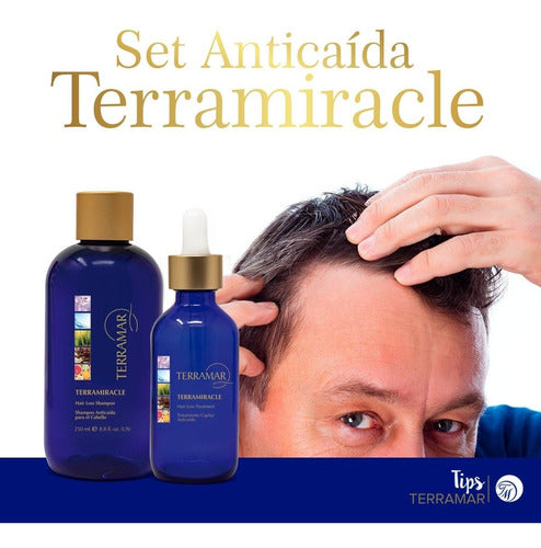 Tratamiento Anticaida Cabello Terramar + Shampoo + Gel