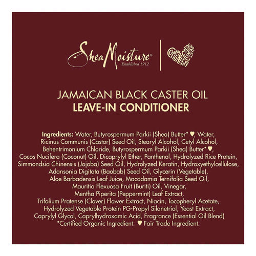 Shea Moisture Jamaican Black Castor Oil Leave In 11 Oz