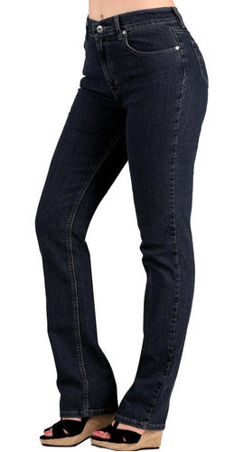 Jeans Oggi Jeans Mujer Azul Mezclilla-stretch Atraction