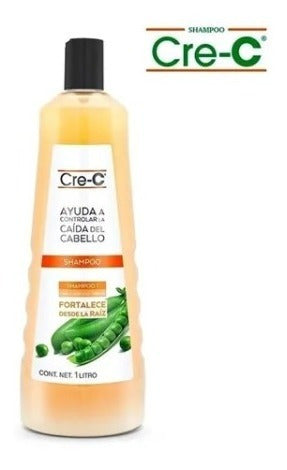 Shampoo Cre-c Caída Cabello Fortalece Raíz 1 Litro