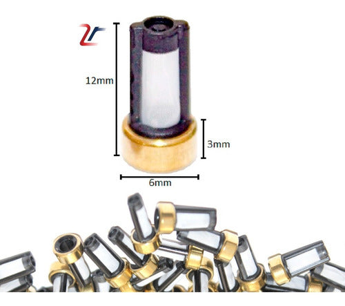 Microfiltros Universales Inyector A Gasolina (100 Piezas)
