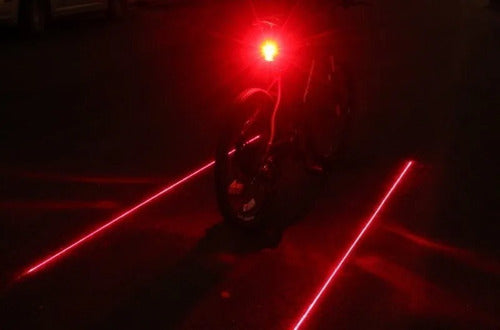 Lámpara Niterider Sentinel 250 Con Laser /7 Modos/ Usb/ Bike
